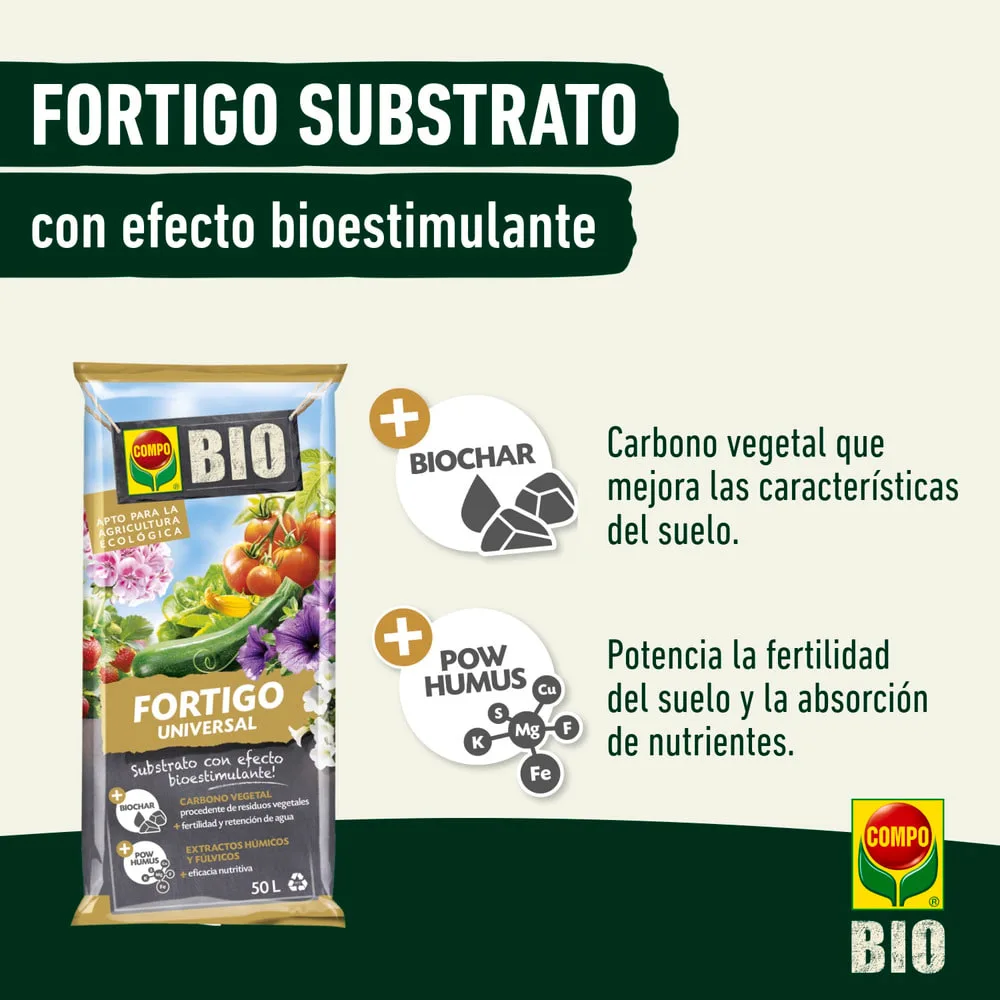 Sustrato Compo Fortigo Universal 50 Litros — foto 4