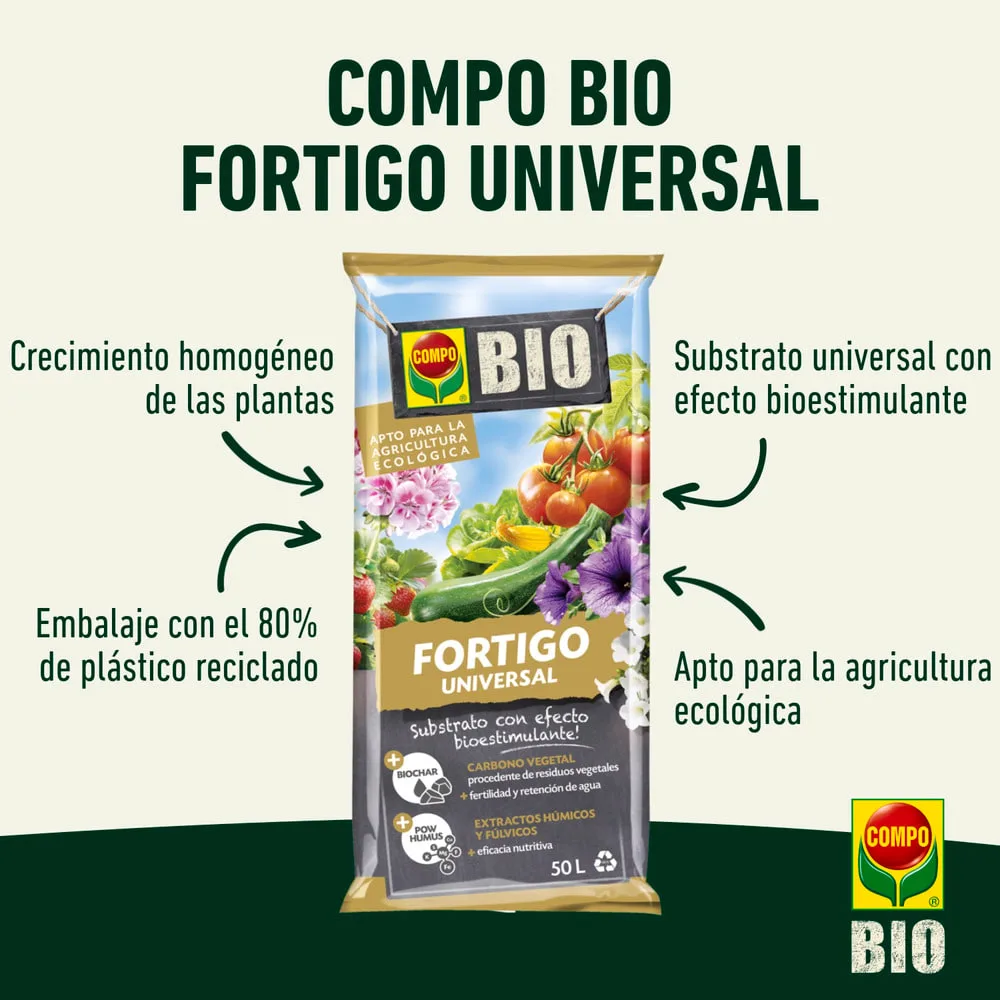 Sustrato Compo Fortigo Universal 50 Litros — foto 3