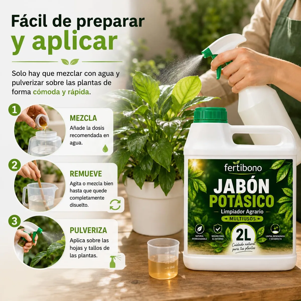 Jabon Potasico Concentrado Fertibono 2 L โ foto 2