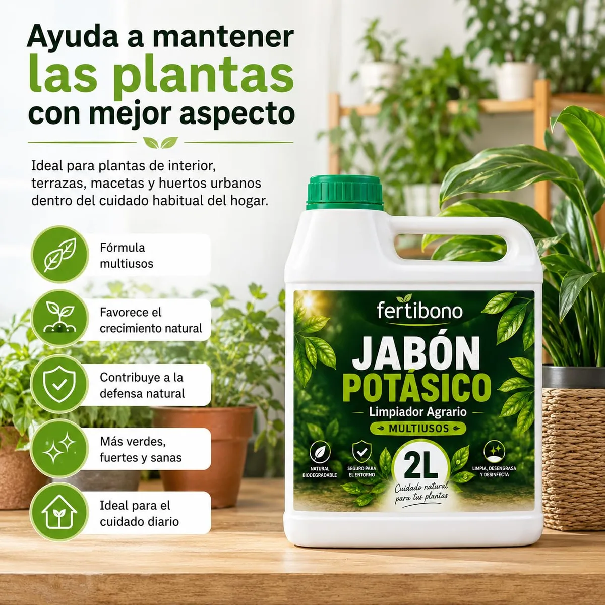 Jabon Potasico Concentrado Fertibono 2 L โ foto 3