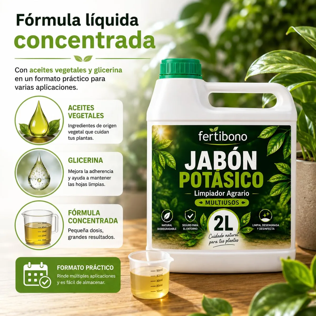 Jabon Potasico Concentrado Fertibono 2 L โ foto 5