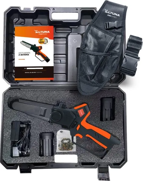 Motosierra de poda Altuna AB151 16,8 V · espada 150 mm y engrase automático — foto 2