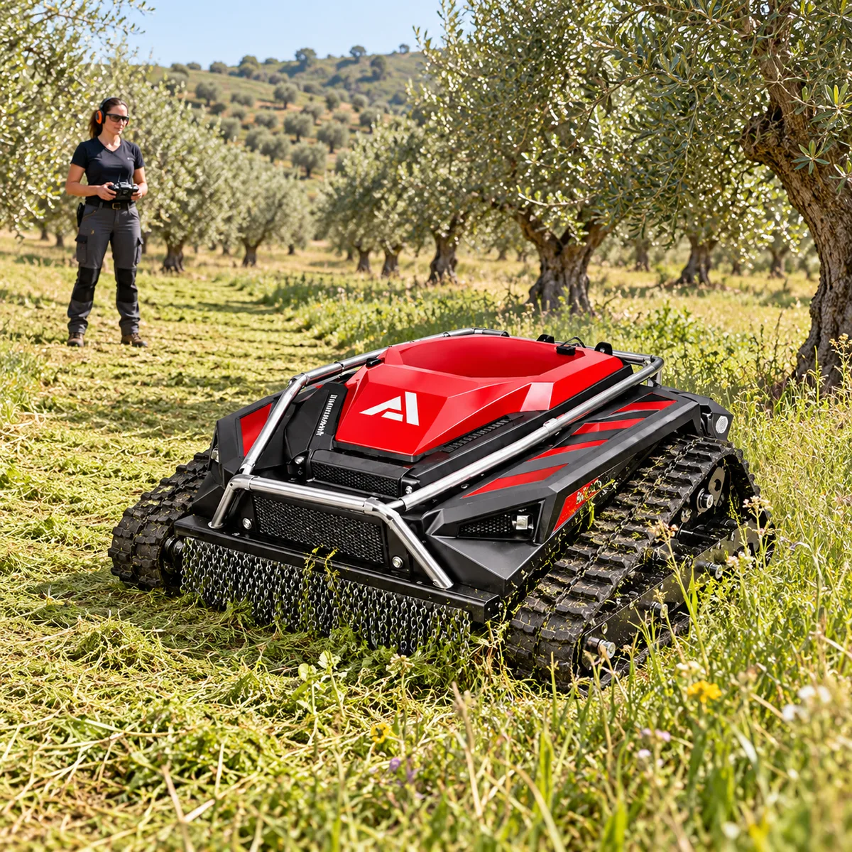 Robot Desbrozadora Control Remoto Arvipo DRM-90 MK2 — foto 5