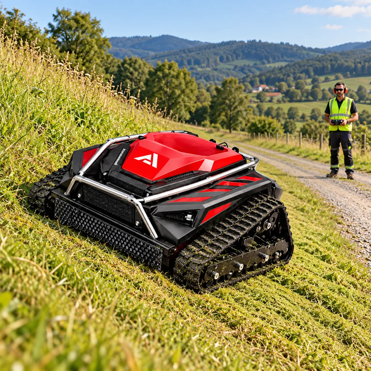Robot Desbrozadora Control Remoto Arvipo DRM-90 MK2 — foto 6
