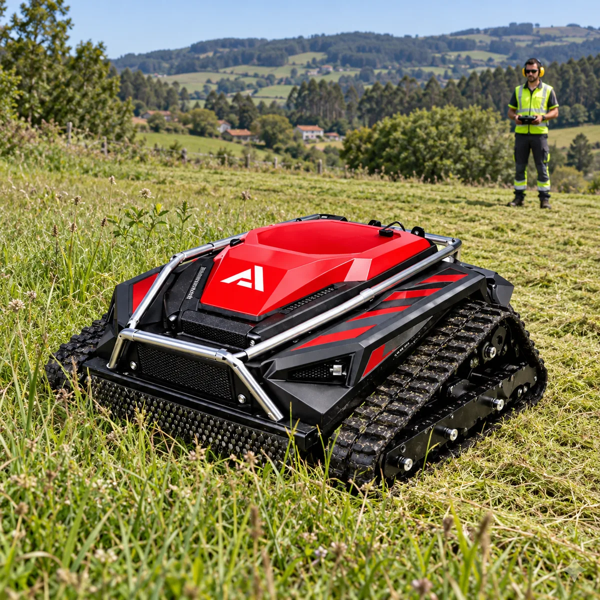Robot Desbrozadora Control Remoto Arvipo DRM-90 MK2 — foto 4