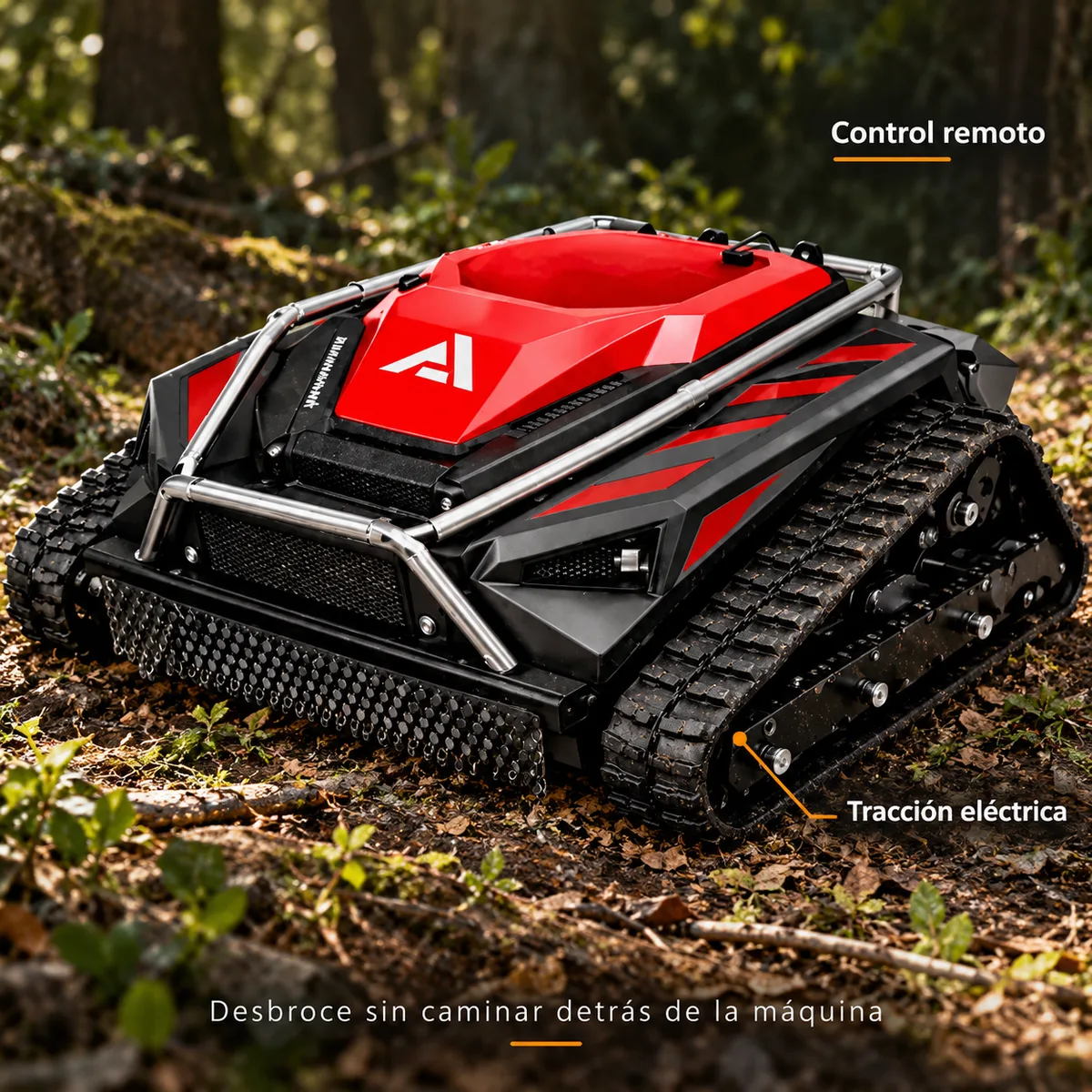 Robot Desbrozadora Control Remoto Arvipo DRM-90 MK2 — foto 3