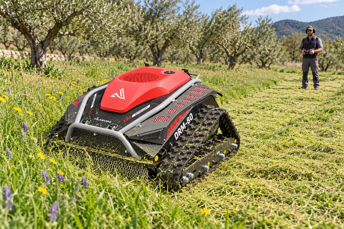 Robot Desbrozadora Control Remoto Arvipo DRM-80 con Gps y telemetria — foto 3