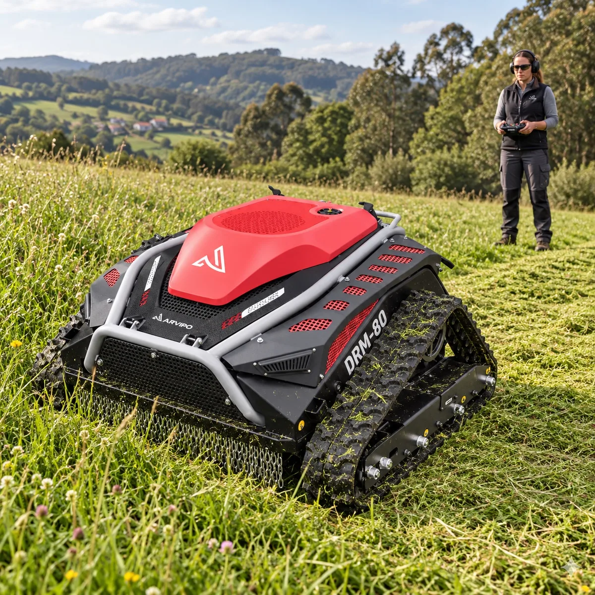 Robot Desbrozadora Control Remoto Arvipo DRM-80 con Gps y telemetria — foto 4