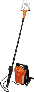 Vareadora de aceitunas Anova VAR300B · 300 W · batería mochila 20 V y pértiga de 2,4 a 3,2 m