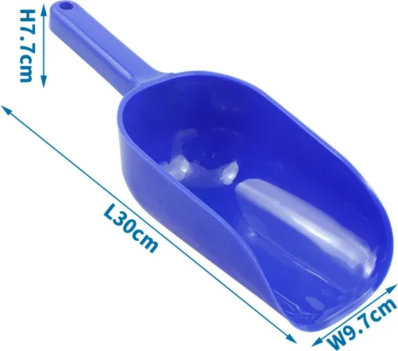 Pala Azul para Comida de Mascotas Talla L — foto 3