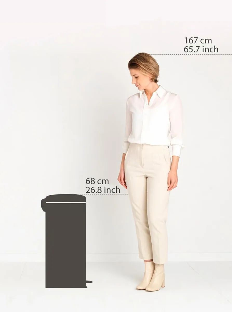 Cubo Pedal Brabantia NewIcon 30 Litros Gris — foto 4