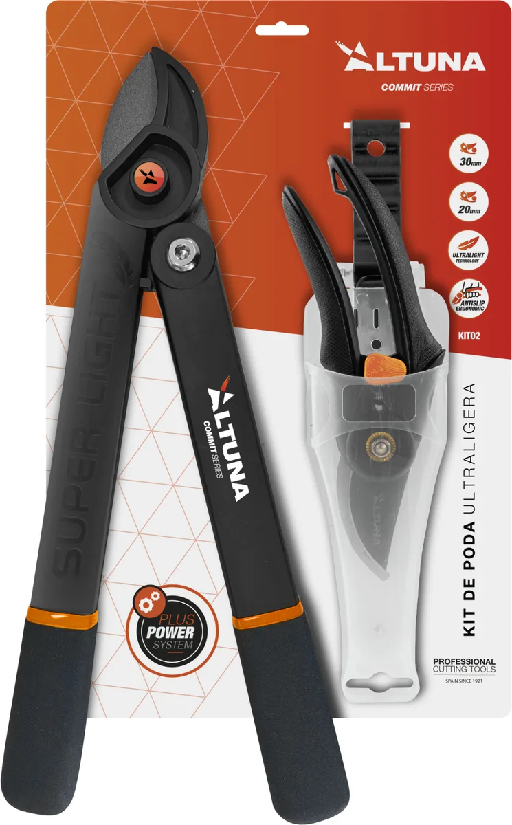Kit Poda Altuna Tijera Fibra 40 cm y Tijera Mano J410 con Funda — foto 3