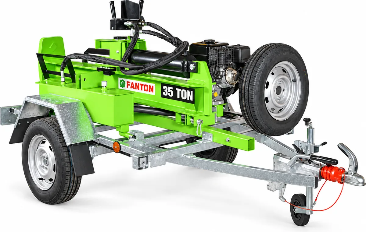 Astilladora de Leña FANTON LS35T-650 R, 35 Toneladas de Fuerza de Corte, con Remolque Homologado y Matriculable — foto 2
