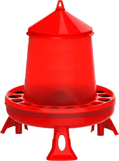 Comedero Aves Copele Tolva Plastico Rojo 4 Kg