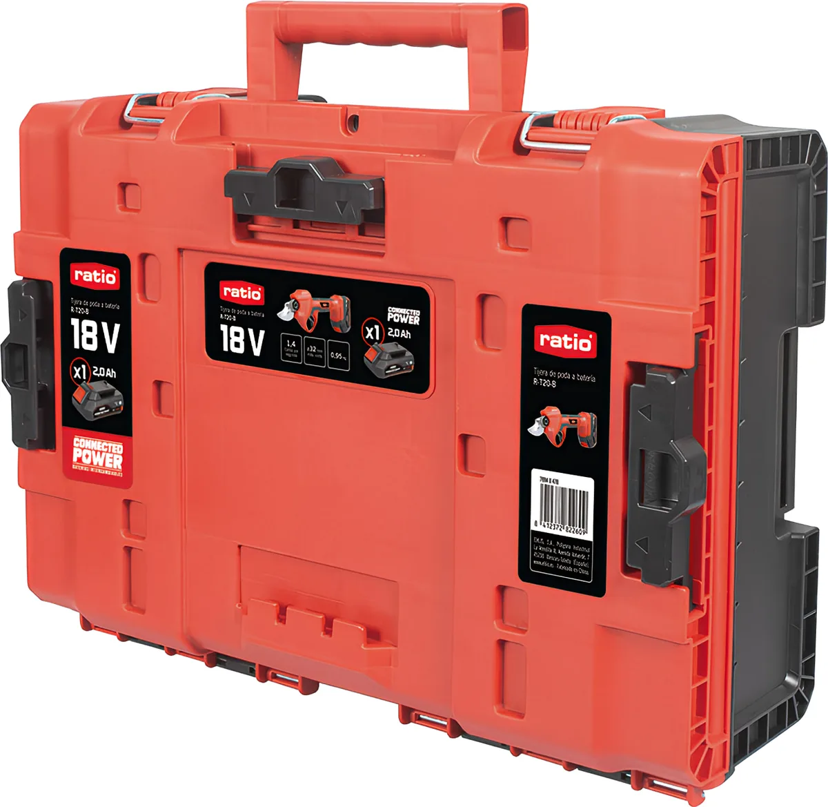 Tijera Bateria Ratio R-T20 18V Con Cargador y Maletin — foto 2