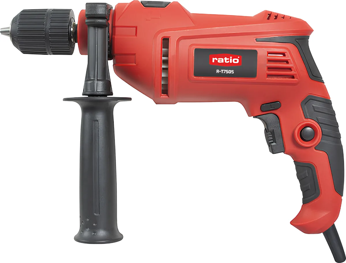 Taladro percutor Ratio R-T750S 750 W con portabrocas de 13 mm — foto 2