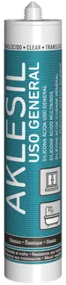 Silicona Acida Aklesil Multiuso Quilosa Translucido 280 ml