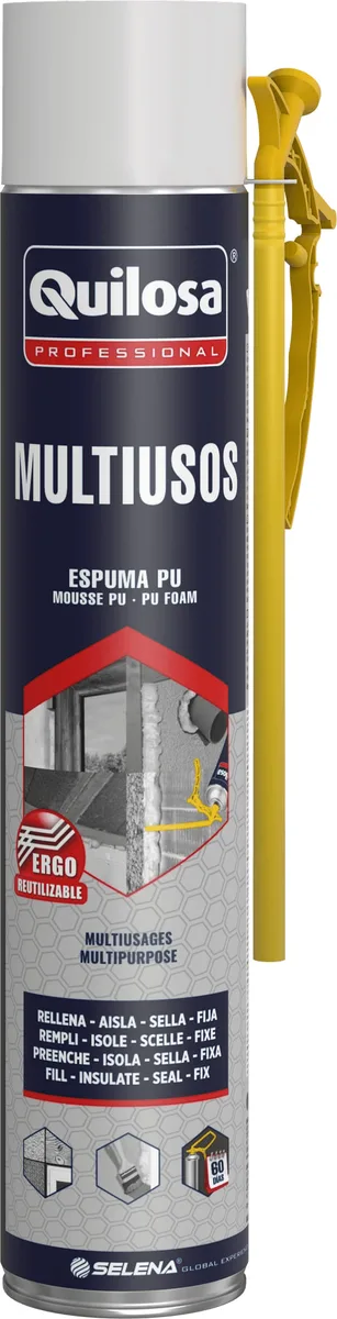 Espuma Multiusos Quilosa Canula Ergo 750ml