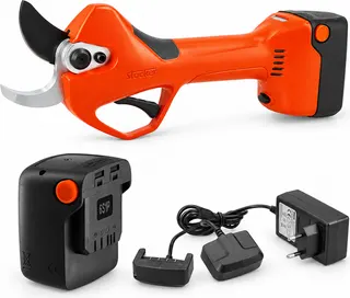 Pack tijera de poda Stocker Magma E-40 TP 21 V con batería Power 2,6 Ah y cargador doble