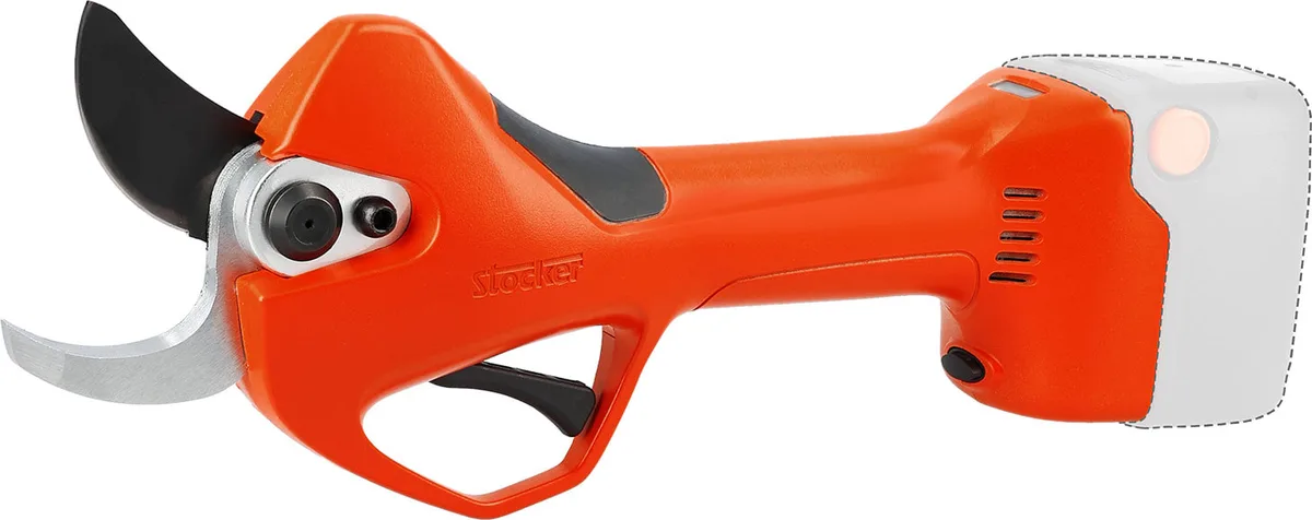 Pack Stocker Magma E-40 TP 21 V con pértiga telescópica 190-310 cm, batería 2,6 Ah y cargador doble — foto 4