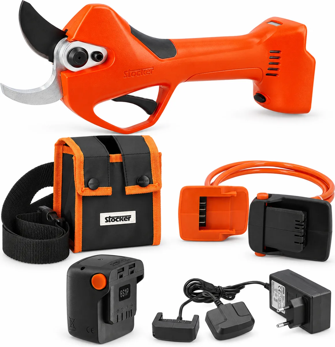 Pack poda Stocker Magma E-40 TP + cable y funda 351 + batería 2,6 Ah y cargador doble