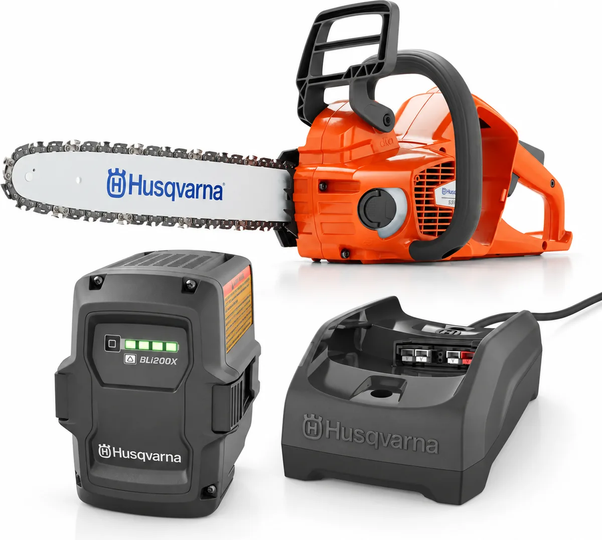 Kit Motosierra Husqvarna 535i XP 35 cm + Bateria BLi200X 5 Ah + Cargador 40-C80