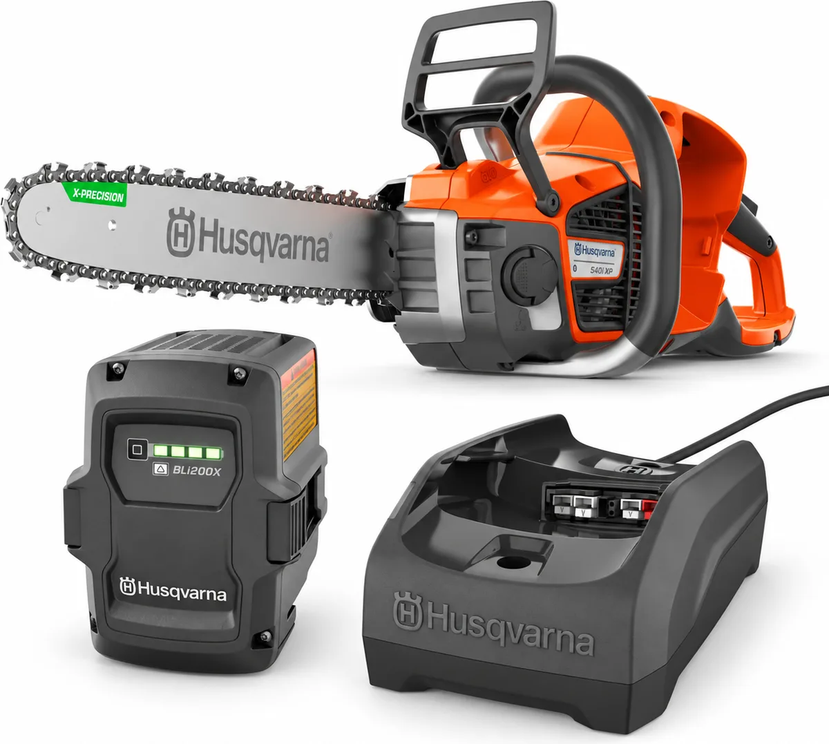 Kit Motosierra Husqvarna 540i XP 35 cm + Bateria BLi200X 5 Ah + Cargador 40-C80