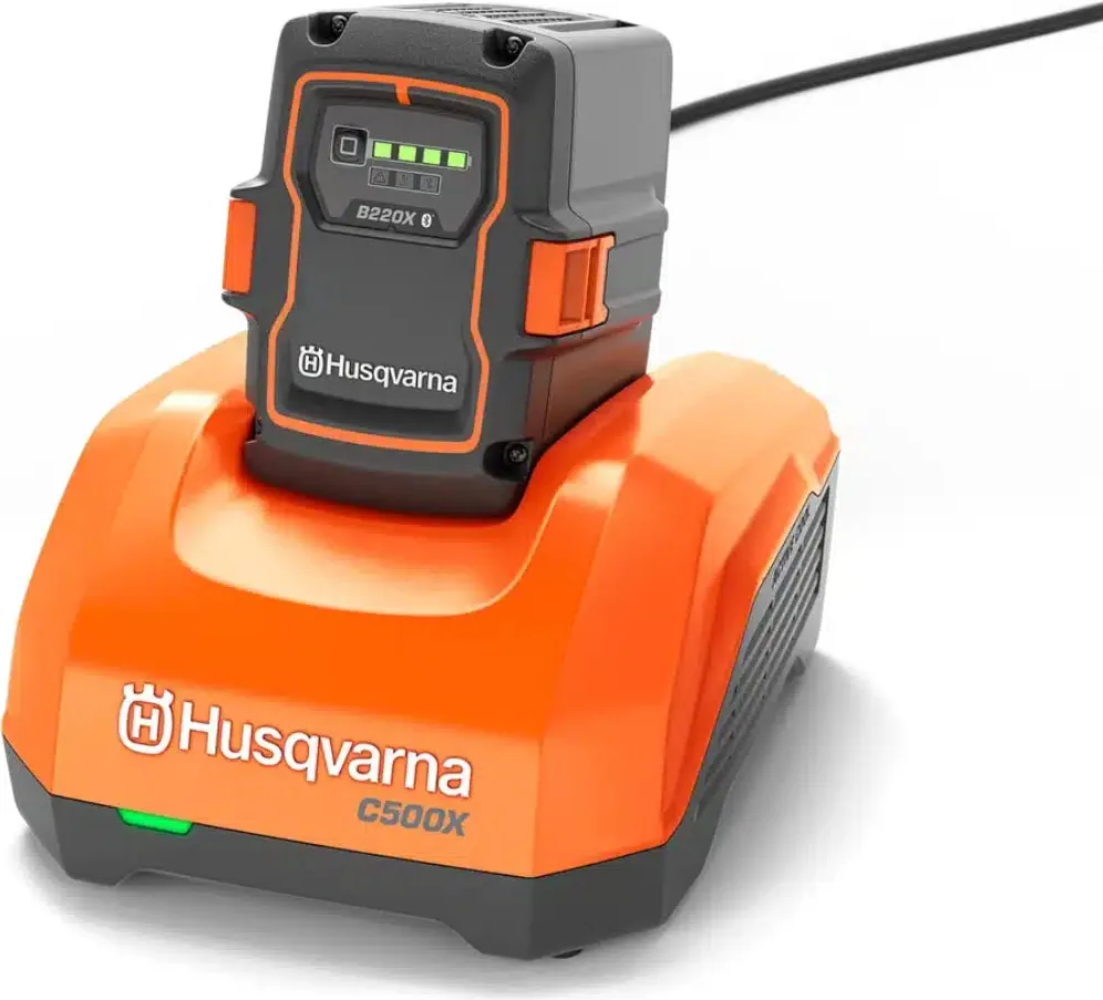 Cargador rápido Husqvarna 40-C500X 500 W para baterías BLi-X 36 V — foto 3