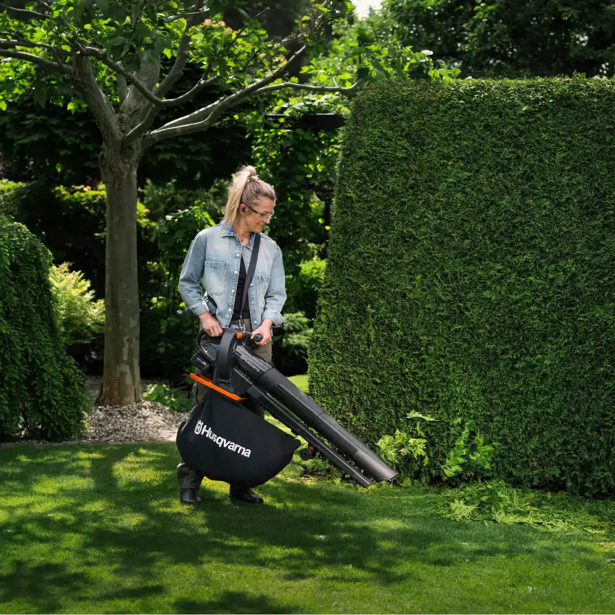 Kit soplador aspirador Husqvarna Aspire BVX-P4A + batería 18-B72 4 Ah + cargador 18-C100 — foto 6