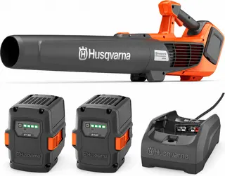Pack soplador Husqvarna 122iB + 2 baterías 40-B140 36 V 4 Ah + cargador 40-C80