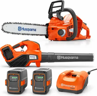 Pack corte y limpieza Husqvarna 535i XP + 525iB Mark II + 2 B330X 9 Ah + C500X