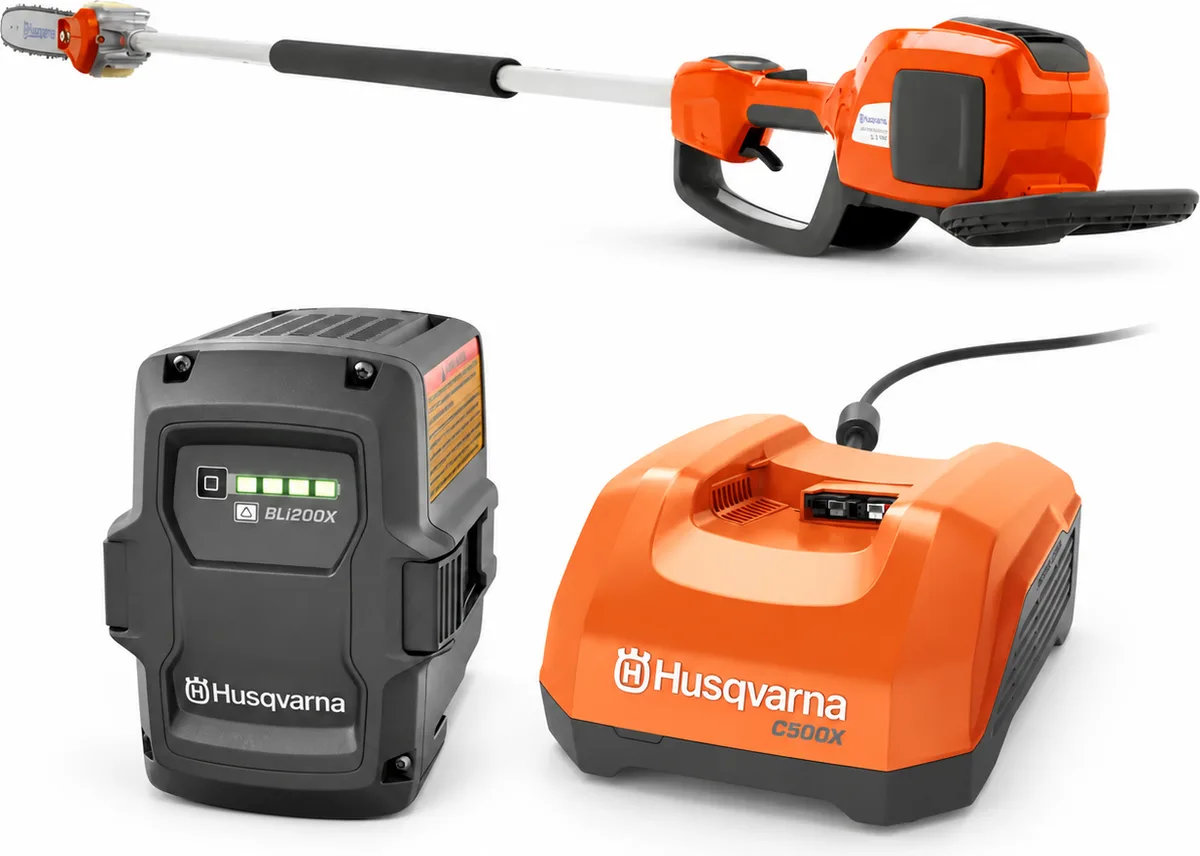 Kit podadora Husqvarna 530iP4 + batería BLi200X 5 Ah y cargador rápido 40-C500X