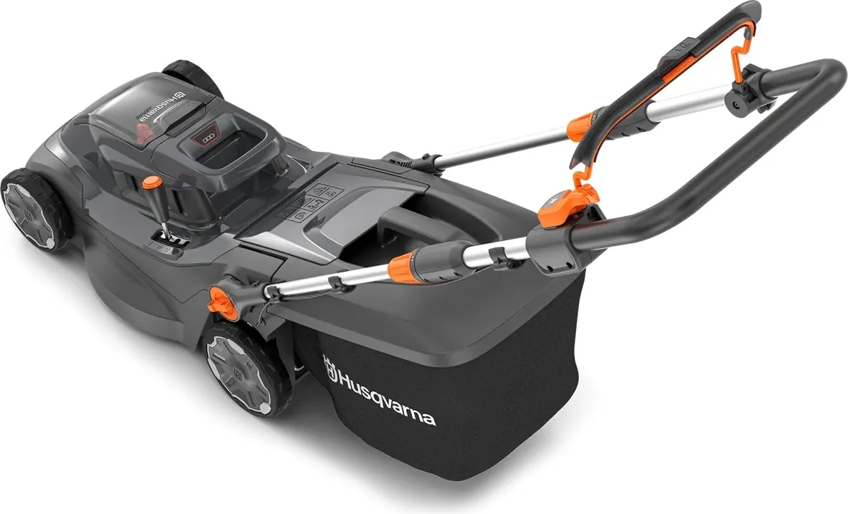 Pack cortacésped Husqvarna Aspire LC34 34 cm + 2 baterías 18 V 4 Ah y cargador 18-C70 — foto 2