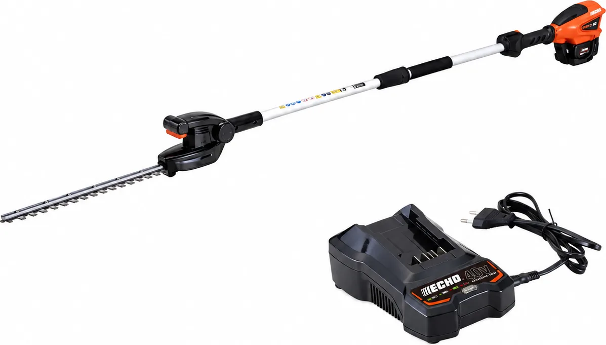 Pack cortasetos de altura ECHO DHCA-310 40V + batería 2 Ah y cargador LC3604