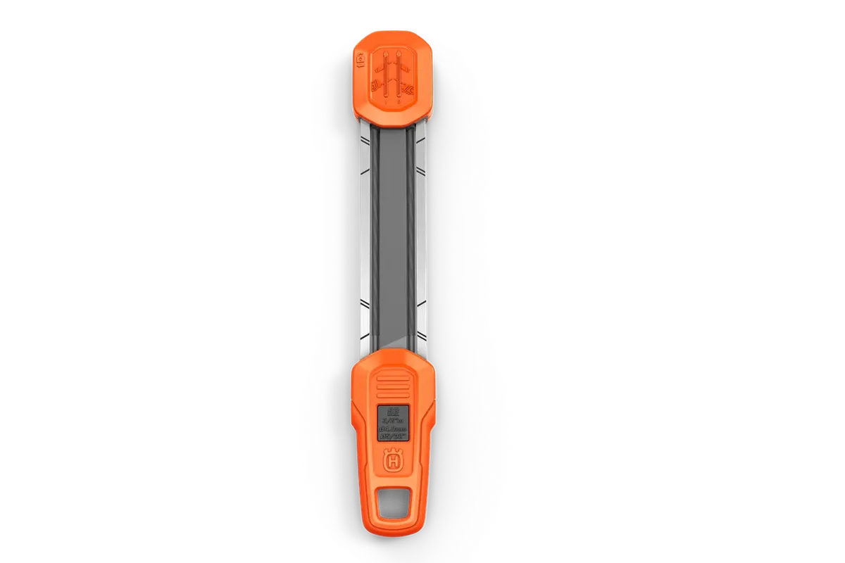 Pack motosierra: 2 cadenas Husqvarna S93G 3/8 bajo perfil 1,3 mm 52 eslabones + afilador 2 en 1 Husqvarna 4,0 mm — foto 2