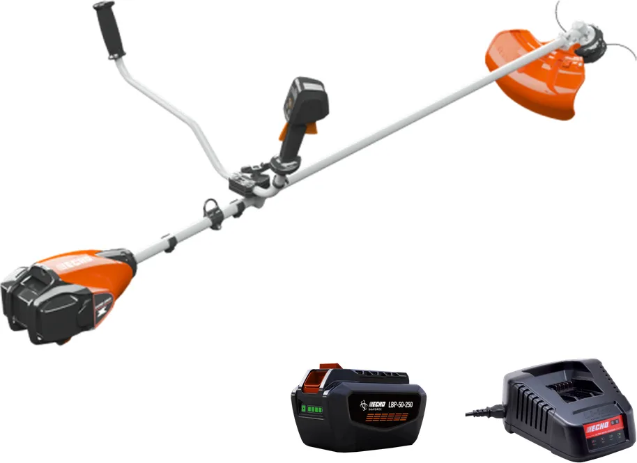 Pack desbrozadora batería ECHO DSRM-2600U PRO 56 V + batería 4,5 Ah + cargador ultrarrápido