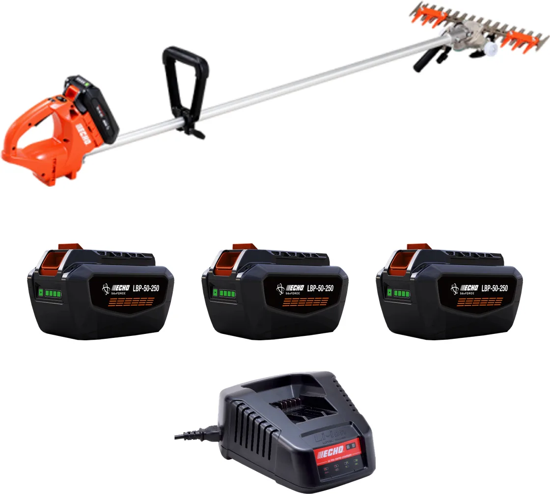 Pack desbrozadora de cuchillas ECHO DTT-2100 PRO 56 V + 3 baterías 4,5 Ah y cargador ultrarrápido — foto principal