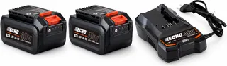 Pack 2 baterías ECHO Garden+ 40 V 2 Ah LBP-36-80 + cargador LC-3604