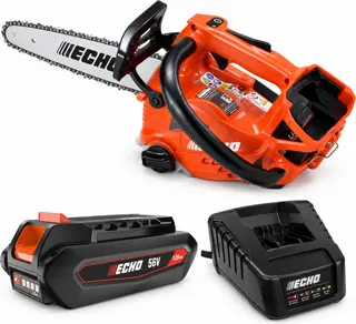 Pack motosierra de poda ECHO DCS-2500T PRO 25 cm + batería 56 V 2,5 Ah y cargador rápido
