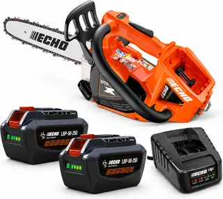 Pack motosierra poda ECHO DCS-3500T PRO 35 cm + 2 baterías 56 V 4,5 Ah y cargador rápido