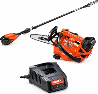 Pack poda profesional ECHO DCS-2500T PRO 25 cm + DPPT-2600LW PRO + batería 56 V + cargador ultrarrápido