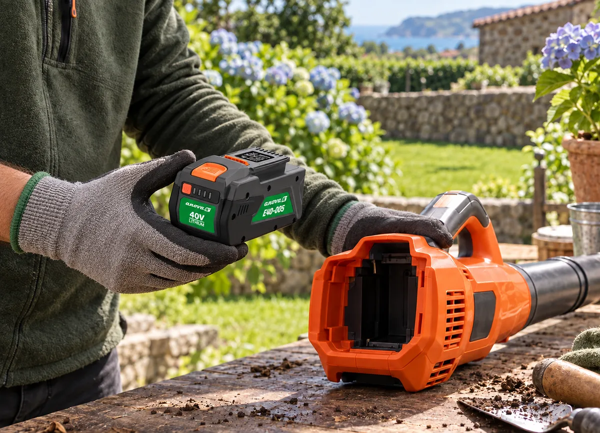 Batería Anova E+ 40 V 8 Ah 288 Wh para maquinaria de jardín, sin cargador — foto 3