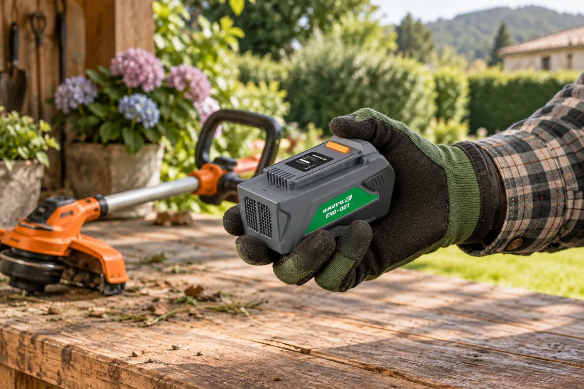 Batería Anova E+ 40 V 2 Ah 72 Wh para maquinaria de jardín, sin cargador — foto 3