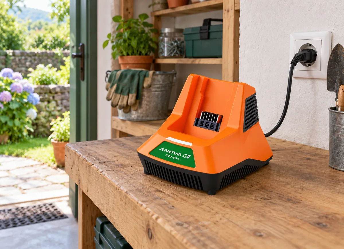 Cargador rápido Anova E+ 40 V 5,1 A para baterías de la gama, sin batería — foto 3