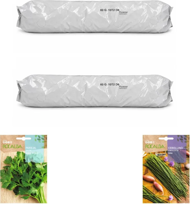 Pack aromáticas: 2 sacos + 2 sobres | Gama de 2, 4 y 8