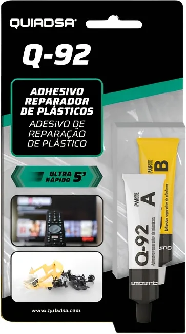 Adhesivo Reparador Plasticos Quiadsa Q-Plastic 24 ml