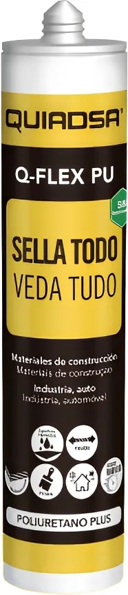 Cartucho Sellador Q-Flex PU Quiadsa Blanco 290 ml