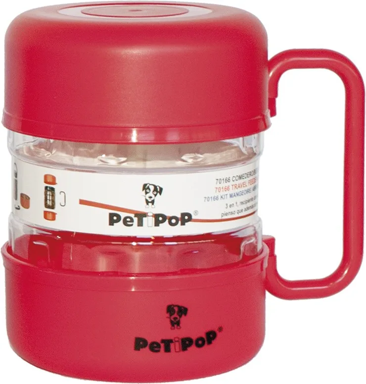 Comedero y bebedero Copele de viaje 1,5 L