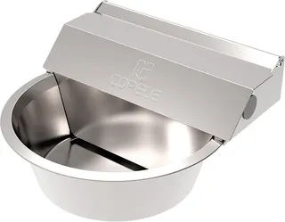 Bebedero automático Copele Cleansy de acero inoxidable