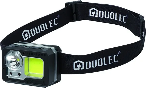 Linterna frontal LED recargable Duolec R032 · 400 lm
